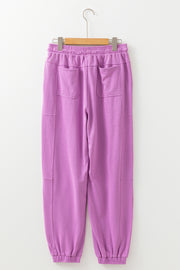 Lilac Drawstring Joggers