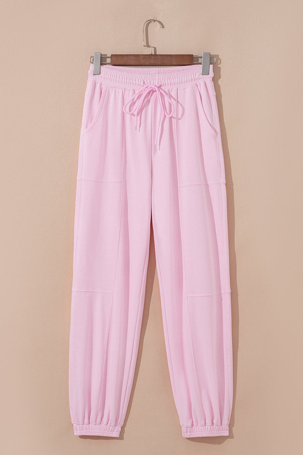 Light Pink Drawstring Joggers