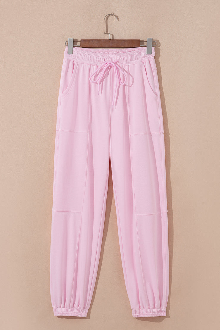Light Pink Drawstring Joggers