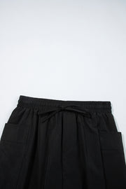 Black Cargo Skort