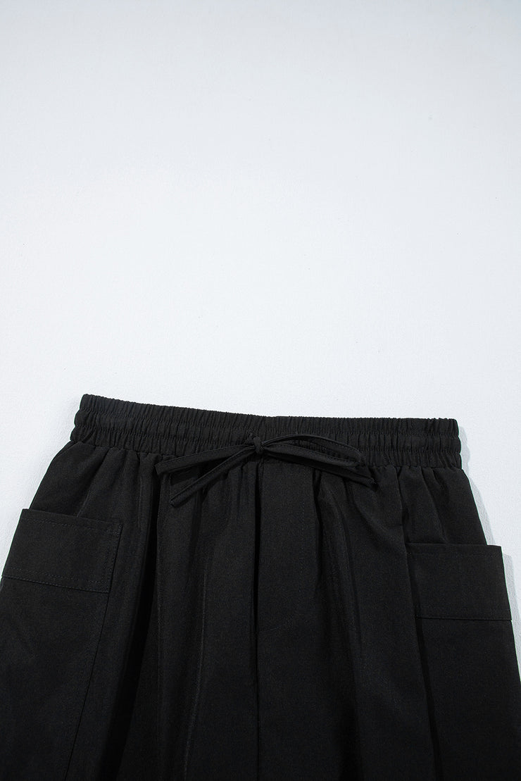Black Cargo Skort