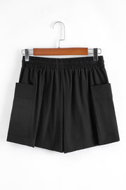 Black Cargo Skort