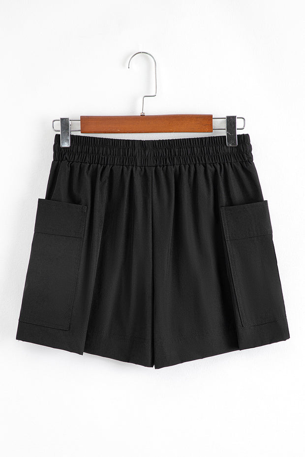 Black Cargo Skort