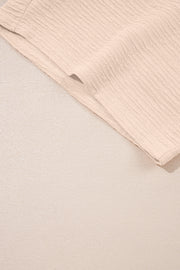 Textured V Neck Lounge Set