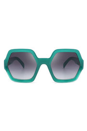 Square Oversize Geometric Hexagonal Sunglasses