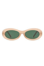 Oval Retro Narrow Small 90s Round Sunglasses