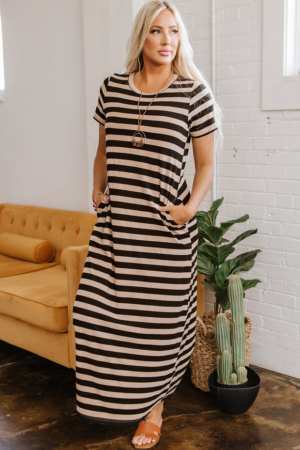 T-shirt Maxi Dress with Pockets