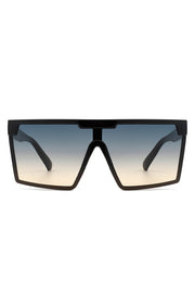 Oversize Square Flat Top Fashion Women Sunglasses