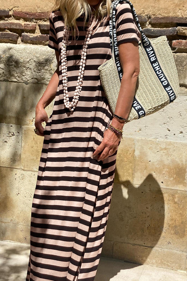 T-shirt Maxi Dress with Pockets