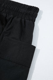 Black Cargo Skort