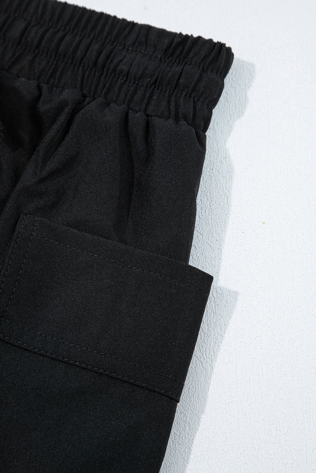 Black Cargo Skort