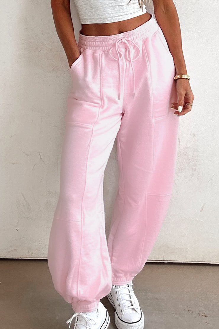 Light Pink Drawstring Joggers