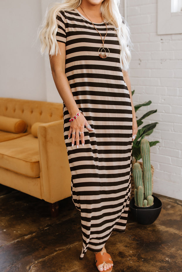 T-shirt Maxi Dress with Pockets