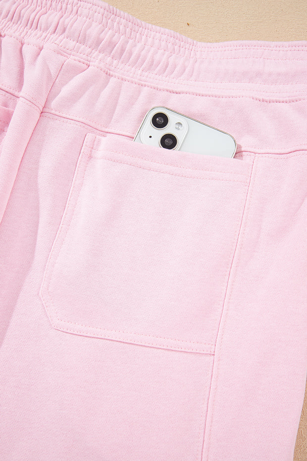 Light Pink Drawstring Joggers