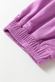 Lilac Drawstring Joggers