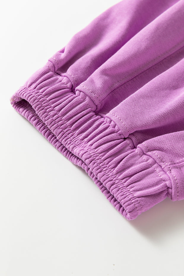Lilac Drawstring Joggers