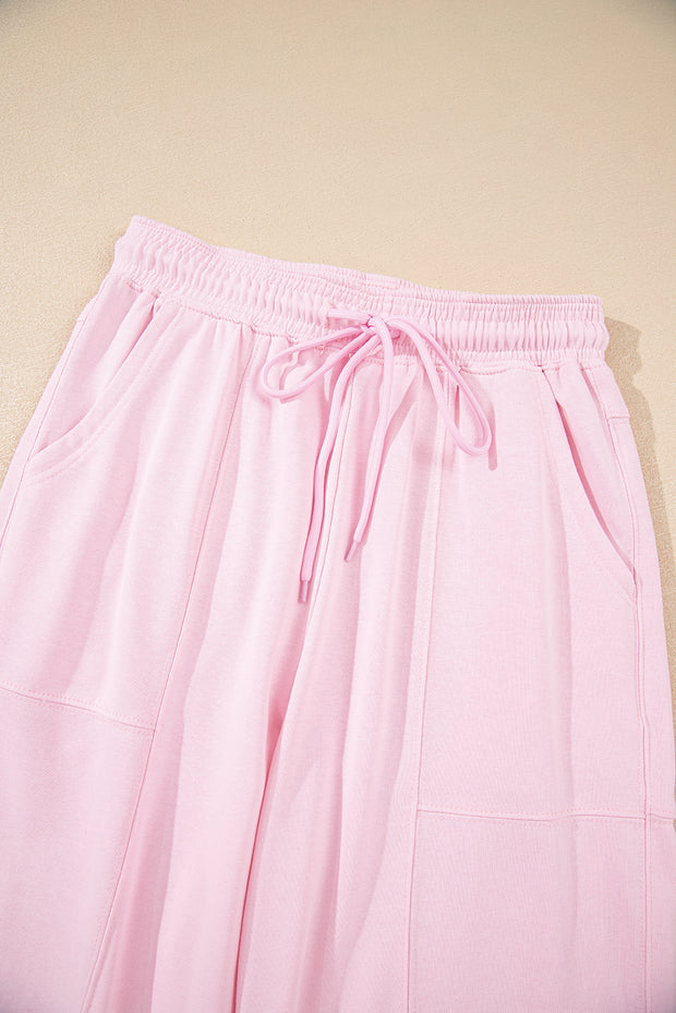 Light Pink Drawstring Joggers