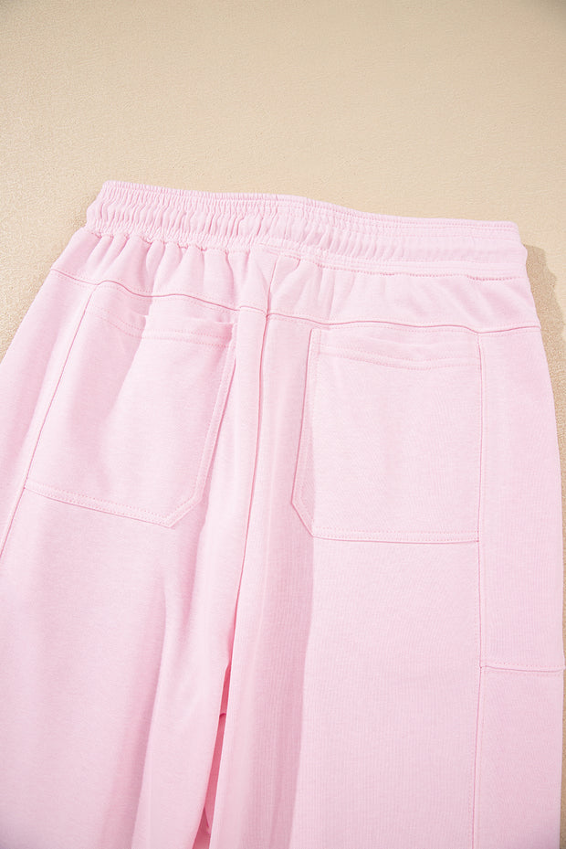 Light Pink Drawstring Joggers