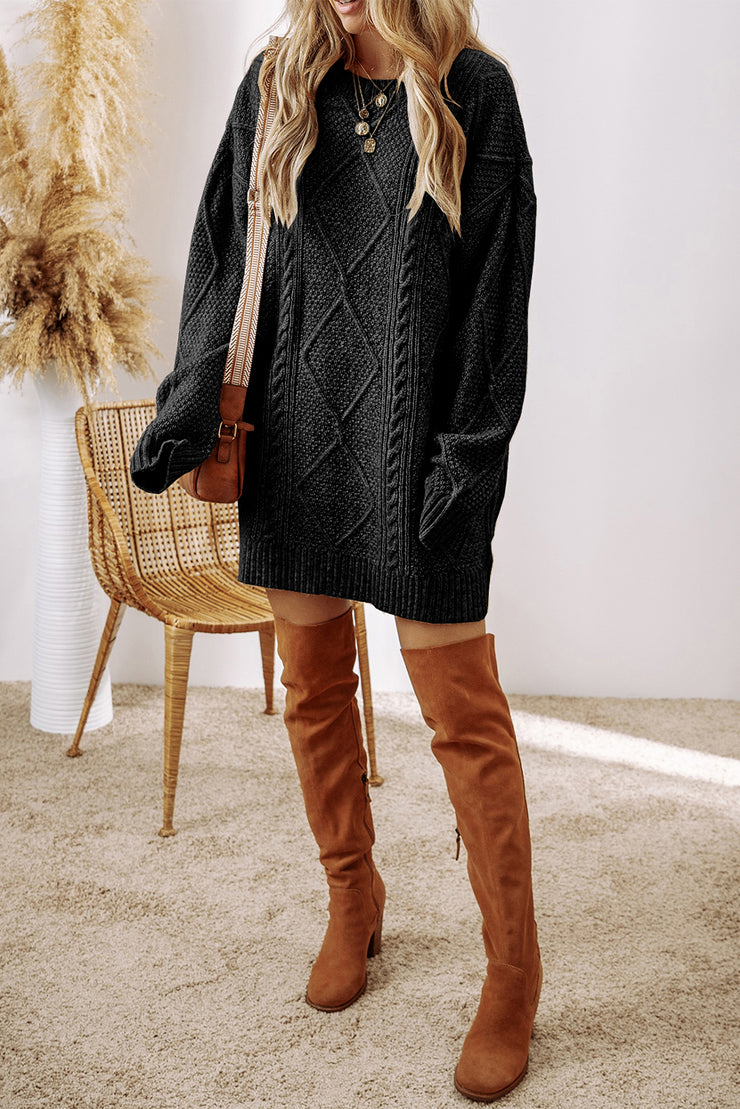 Loose fit sweater dress best sale