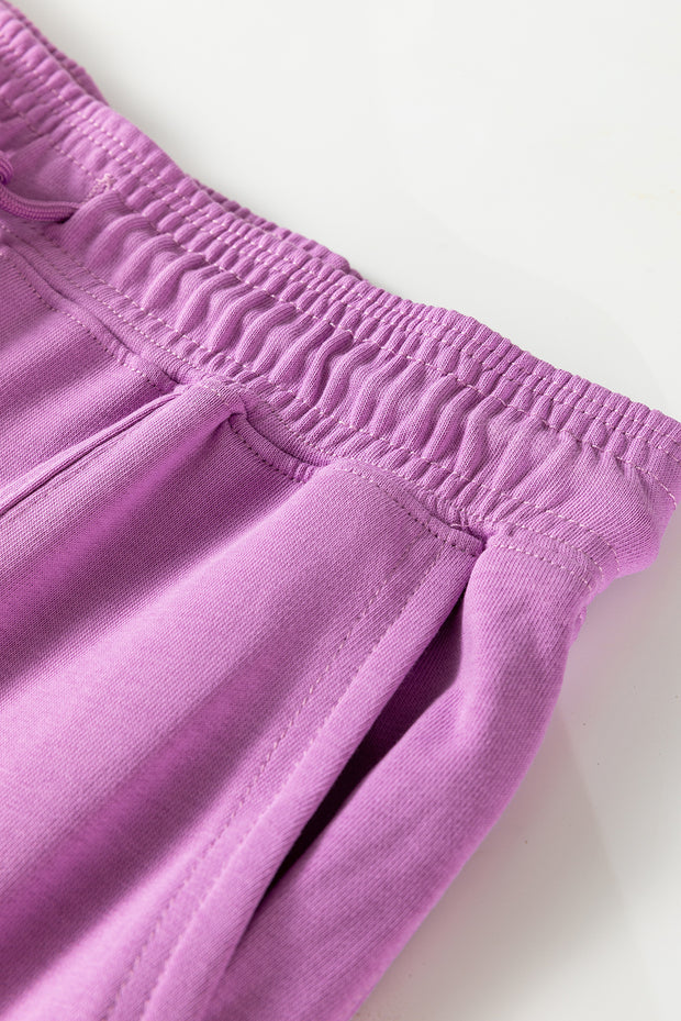 Lilac Drawstring Joggers