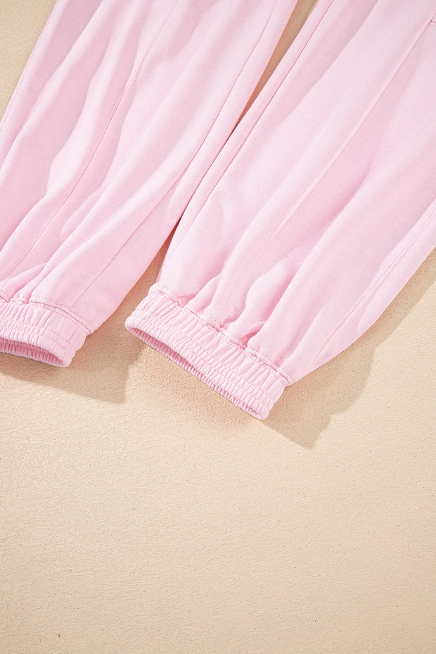 Light Pink Drawstring Joggers