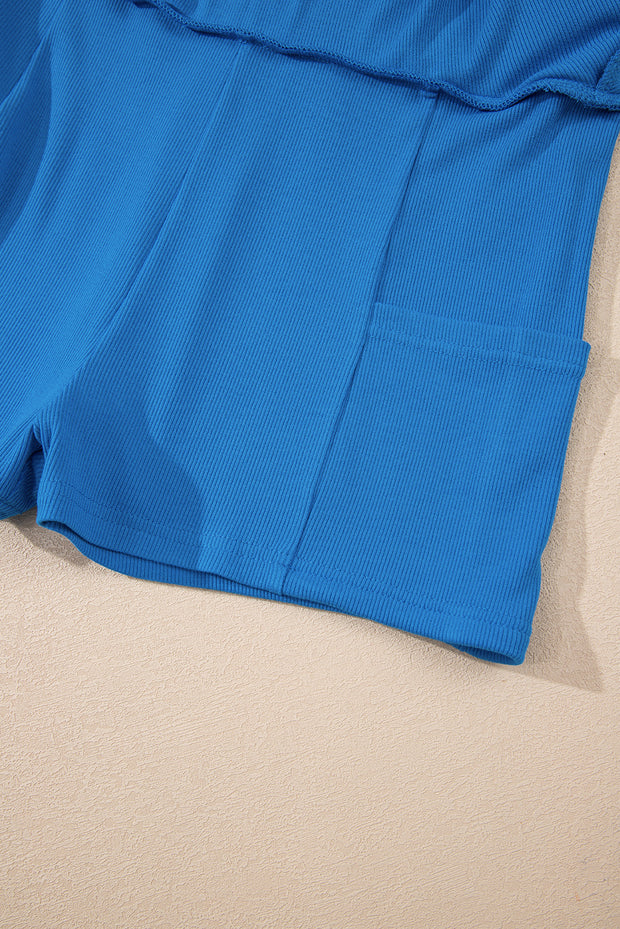 High Waist Skort with Pockets