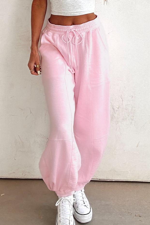 Light Pink Drawstring Joggers