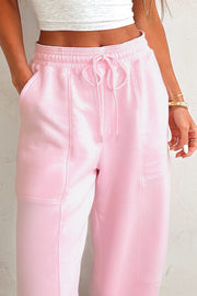 Light Pink Drawstring Joggers