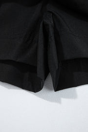 Black Cargo Skort