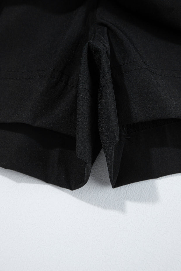 Black Cargo Skort