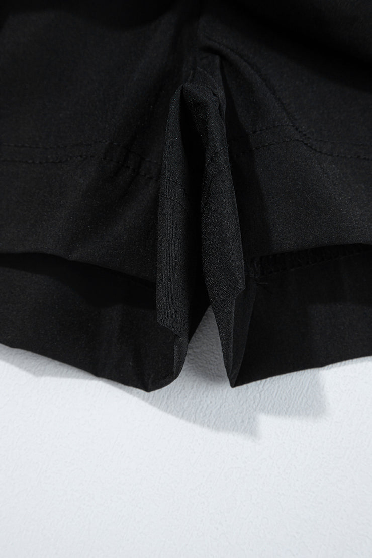 Black Cargo Skort