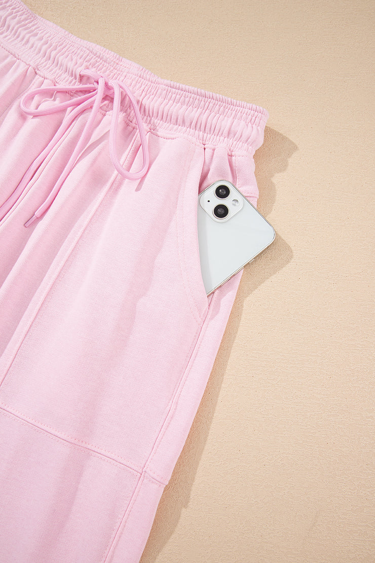 Light Pink Drawstring Joggers