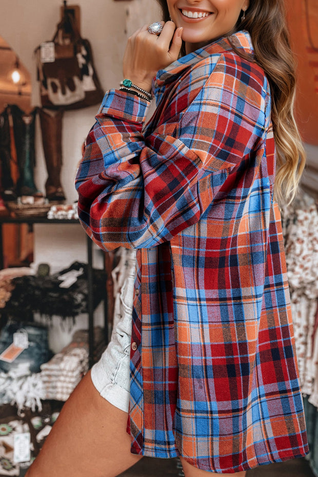 Oversized Red Plaid