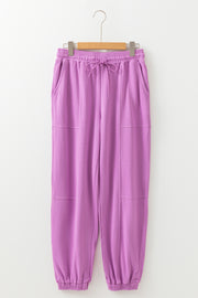 Lilac Drawstring Joggers