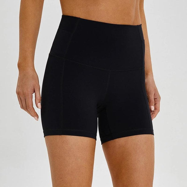 FLEX 5" SHORTS - BLACK-Shorts-Honey Athletica